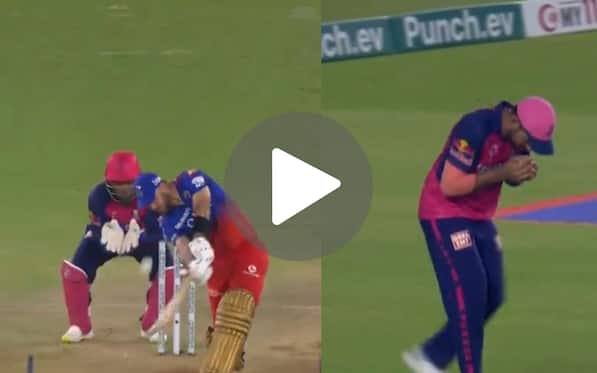 [Watch] Maxwell's Poor Form Haunts RCB As Ashwin Bamboozles Him For A Golden Duck